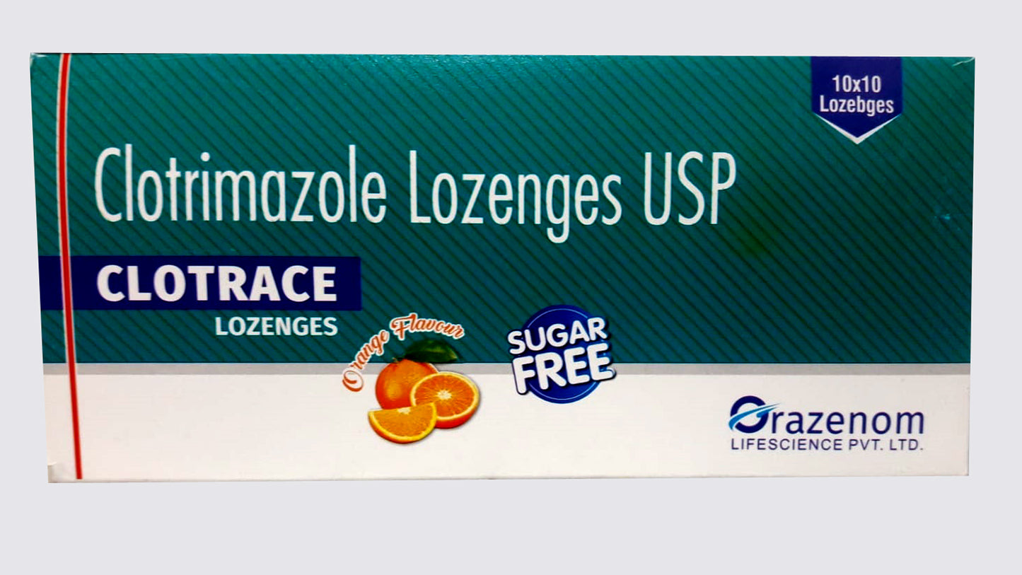 Clotrace Lozenges 1x10 Strip