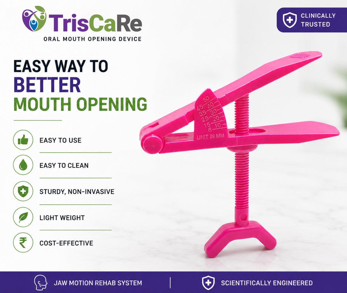Triscare Mouth Opening Broad Model