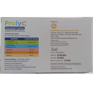 Prolyc Chewable Tab 1x10T